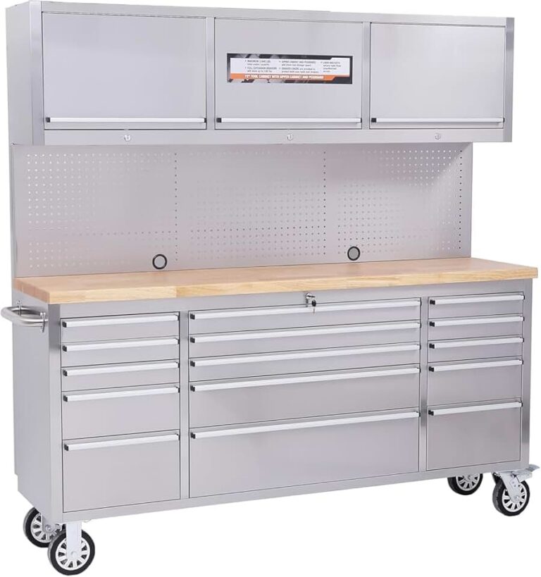 Heavy Duty 61″ Tool Chest Cabinet Review: Is This Your Next Garage Workbench Upgrade?