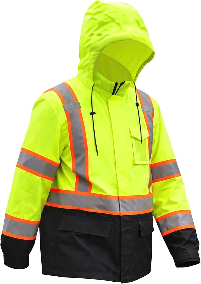Hi Vis Rain Jacket