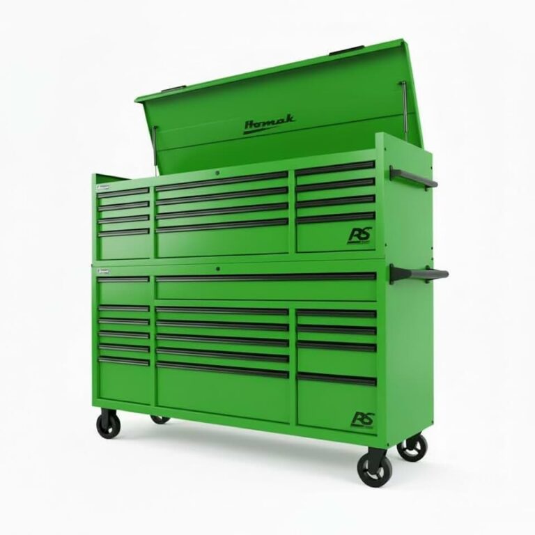 Homak 72″ RS Pro Combo Tool Chest Review: Is This Lime Green Beast Right For Your Shop?