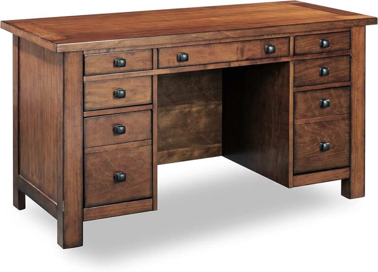Homestyles Tahoe Aged Maple Executive Pedestal Desk Review: Is This Classic Desk Right for Your Home Office?