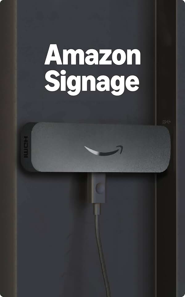 Amazon Signage Stick