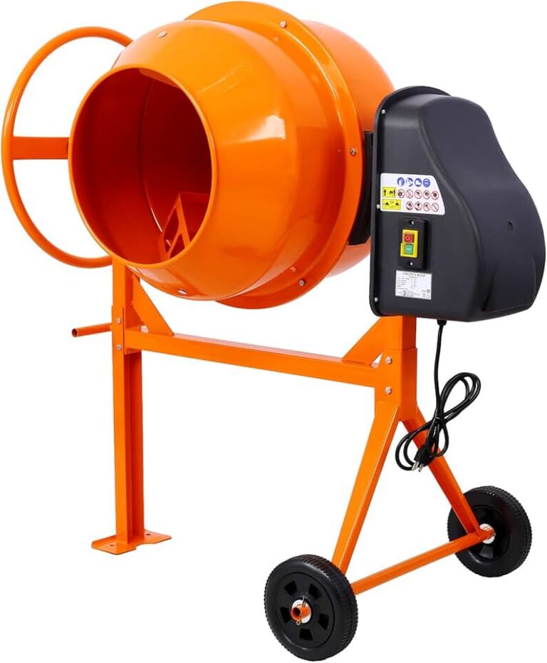 Honest Review: Is the 5 Cu Ft Electric Concrete Mixer with Steel Drum Right for Your DIY Projects?