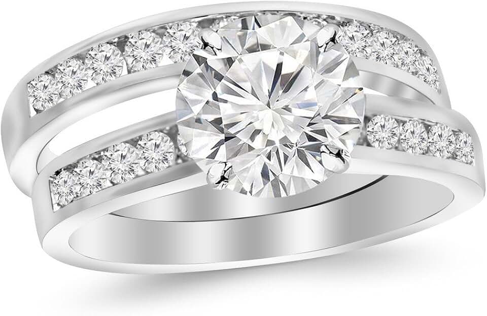 Houston Diamond District Wedding Set