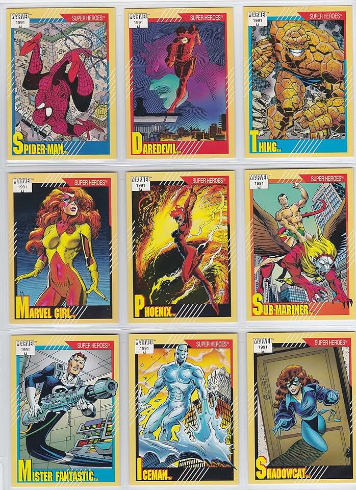 Impel 1991 Marvel Cards