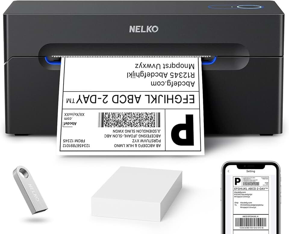 Nelko Bluetooth Label Printer
