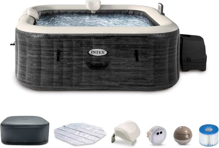 INTEX PureSpa Greystone Deluxe 6-Person Inflatable Hot Tub Review: Your Backyard Oasis Awaits!
