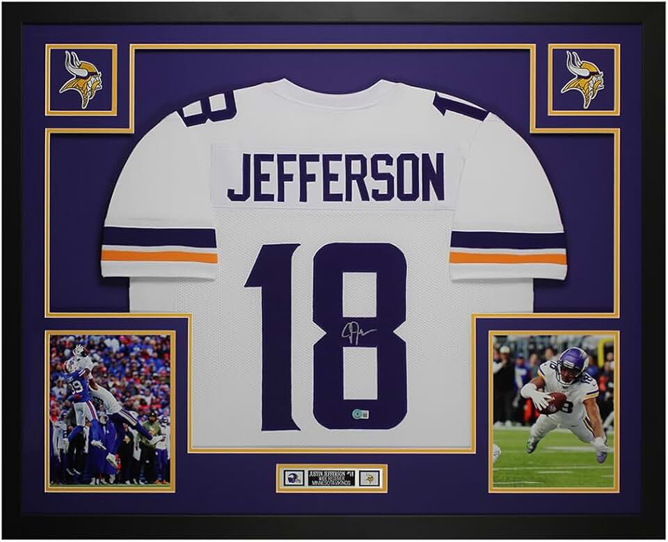 Justin Jefferson Autographed Jersey
