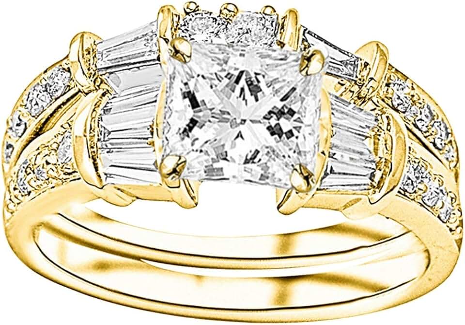 Lab Grown Diamond Ring Set