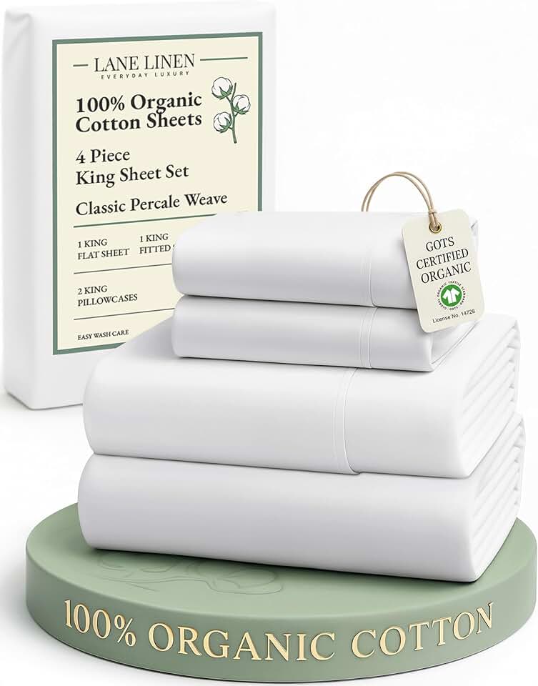 LANE LINEN Organic Cotton Sheets