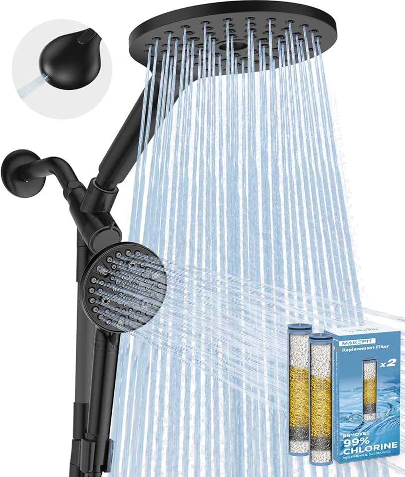 MakeFit Dual Filtered Shower Head