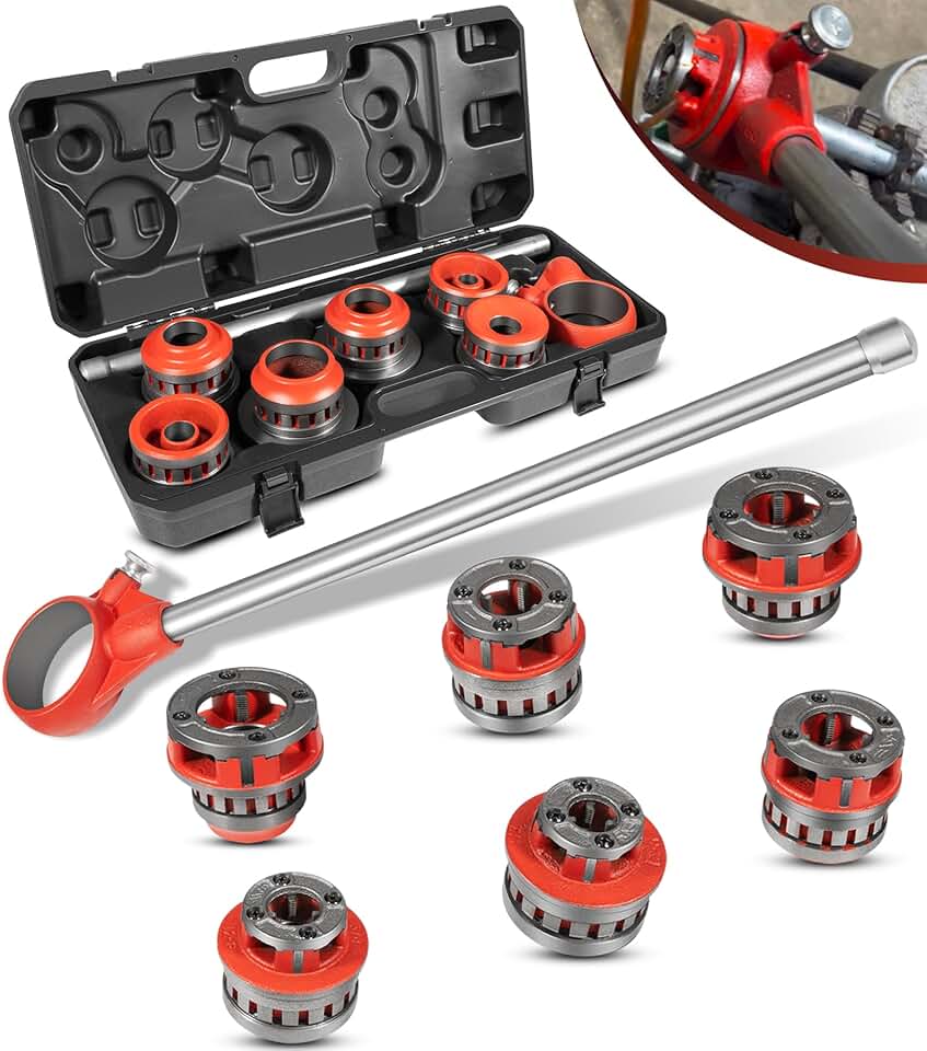 Manual Pipe Threader Set