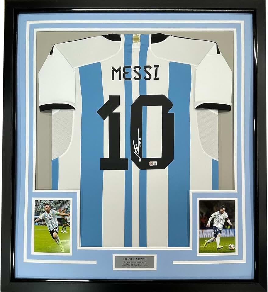Messi Autographed Jersey
