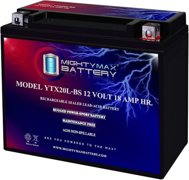Mighty Max YTX20L-BS Battery