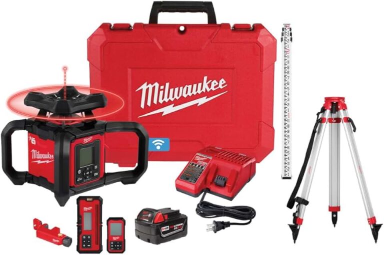 Milwaukee M18 4000 ft. Red Dual Slope Rotary Laser Level Kit Review: Precision for Pros!