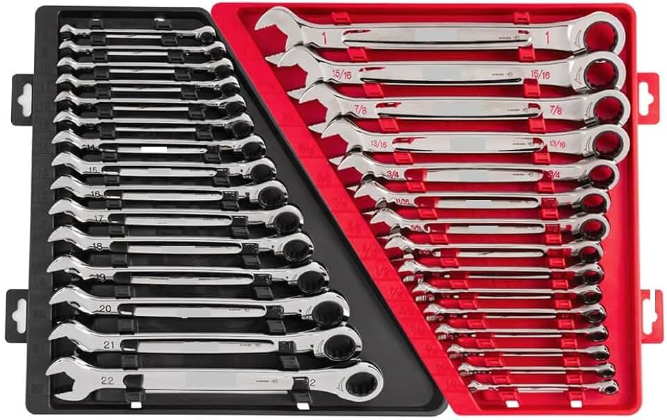 Milwaukee Ratcheting Wrench Set