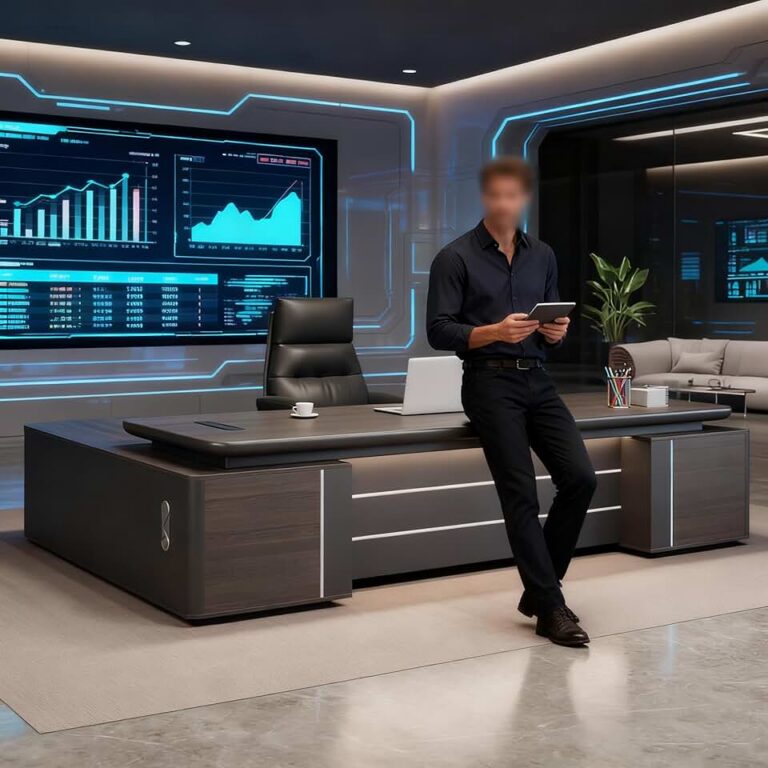 Modern Executive L-Shaped Desk Review: Elevate Your Workspace with Style & Storage