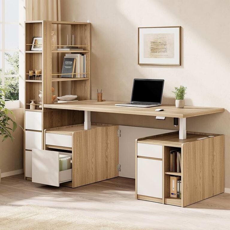 ModernMate Furniture Set Review: Elevate Your Home Office with This Executive Standing Desk & Storage Solution