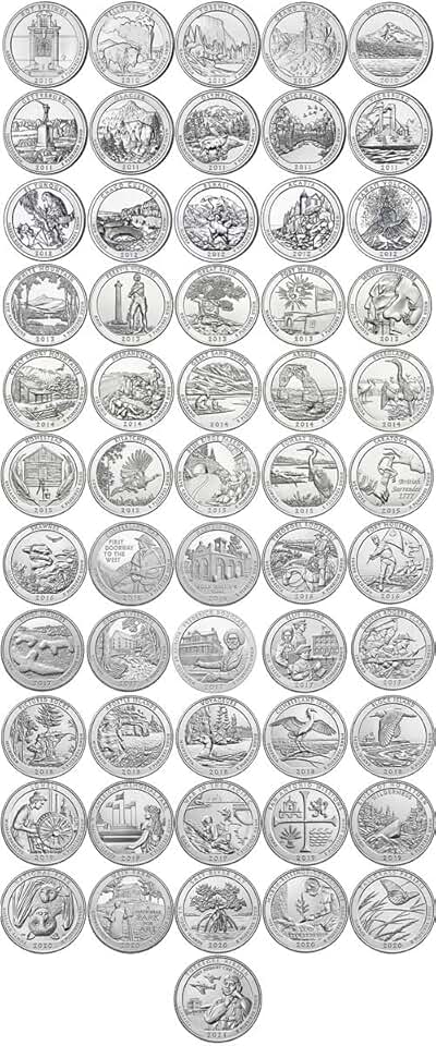 National Parks Quarters Set