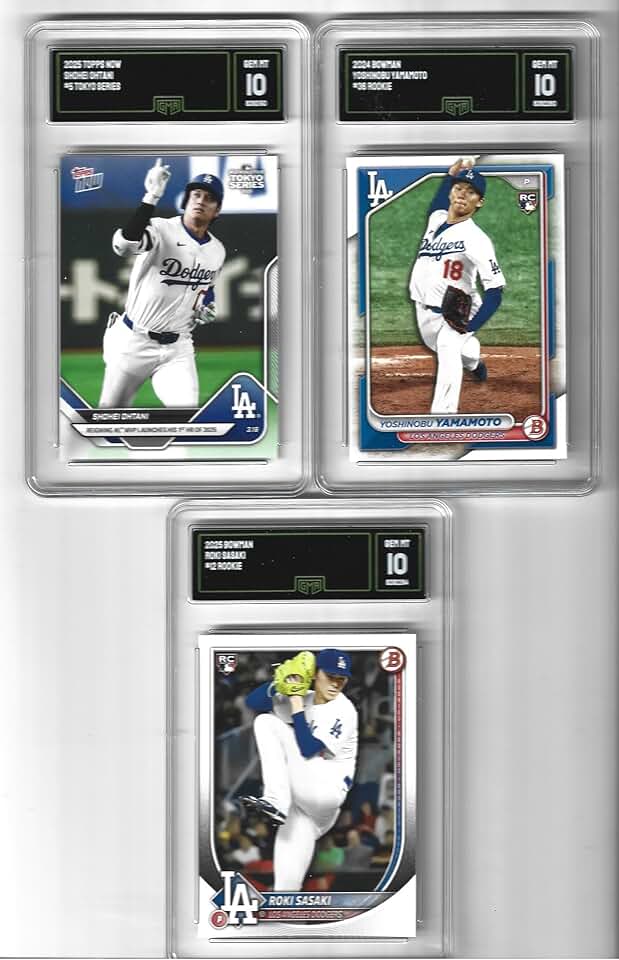 Ohtani Yamamoto Sazaki Cards