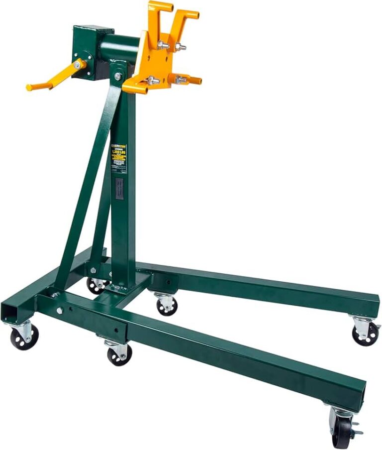 Omega Pro OP0960S Engine Stand Review: The 1250 Lb Folding Powerhouse for Your Garage!