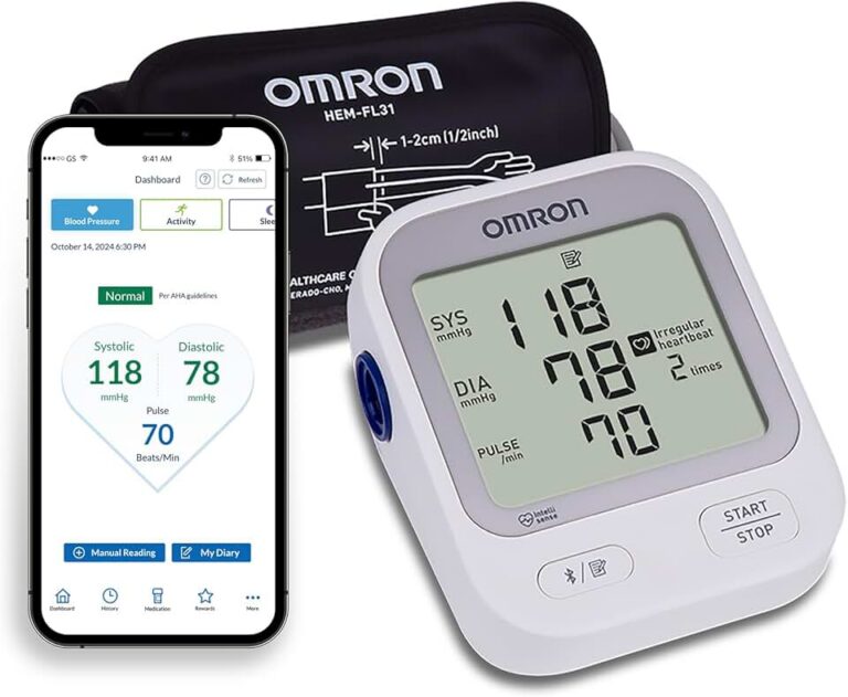OMRON Silver Blood Pressure Monitor