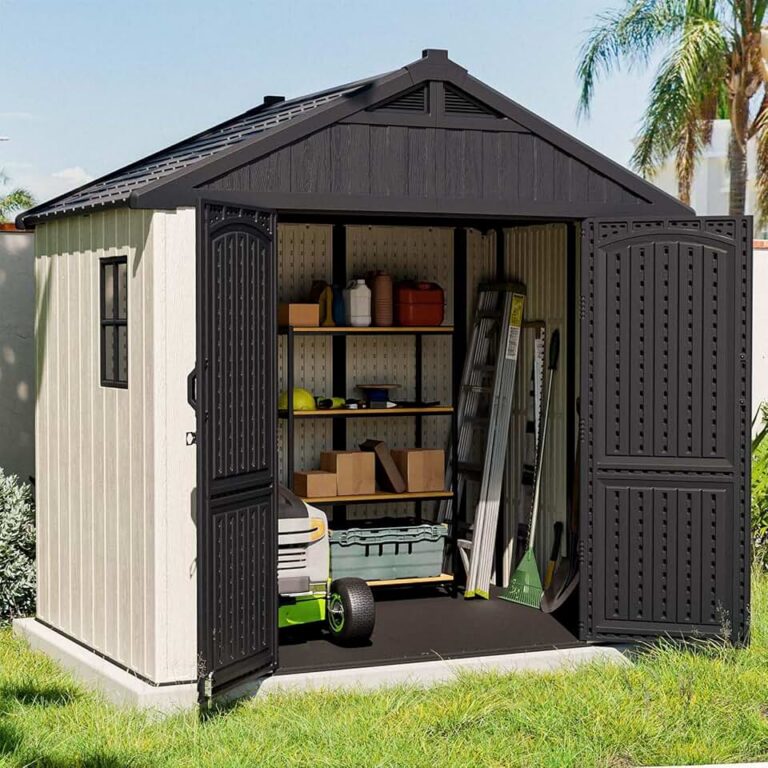 Patiowell 8×6 FT Plastic Outdoor Storage Shed Review: Is This Eco-Friendly Resin Shed Right for Your Backyard?