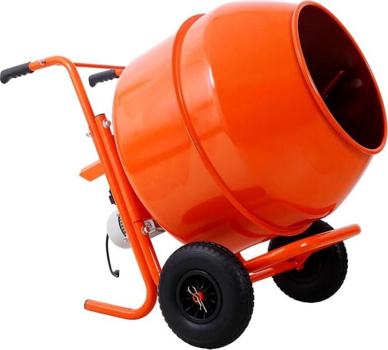 Portable 8 Cu. Ft. Electric Cement Mixer Review: Is the 224L Wheelbarrow Mixer Right for Your Projects?
