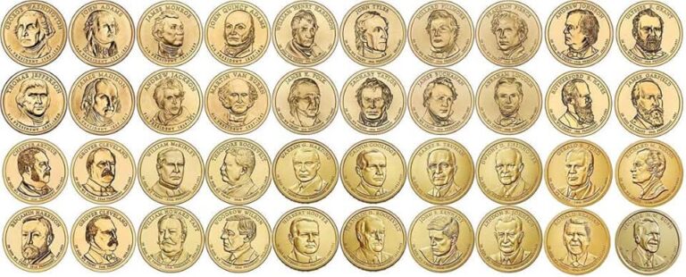 Presidential Dollar Coin Set