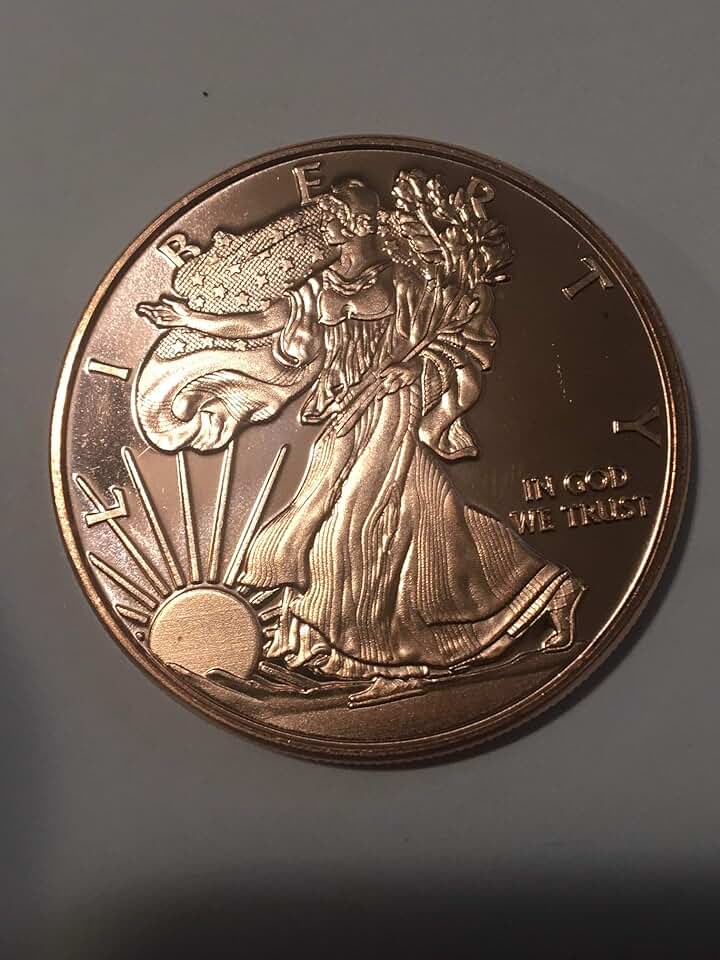 Pure Copper Bullion Rounds