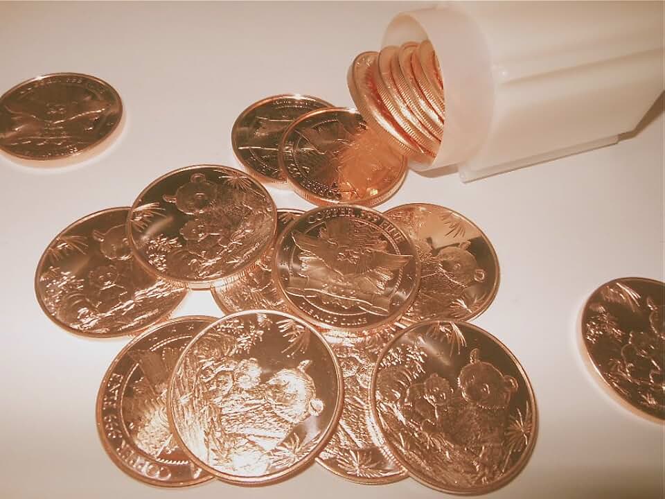 Pure Copper Bullion Rounds