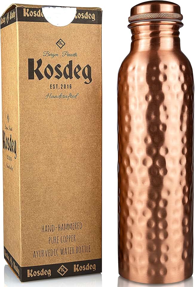 Kosdeg Copper Water Bottle