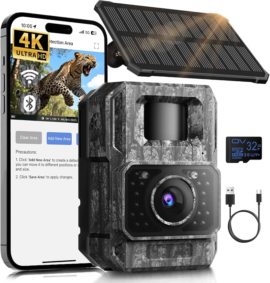 MAXDONE Solar Trail Camera