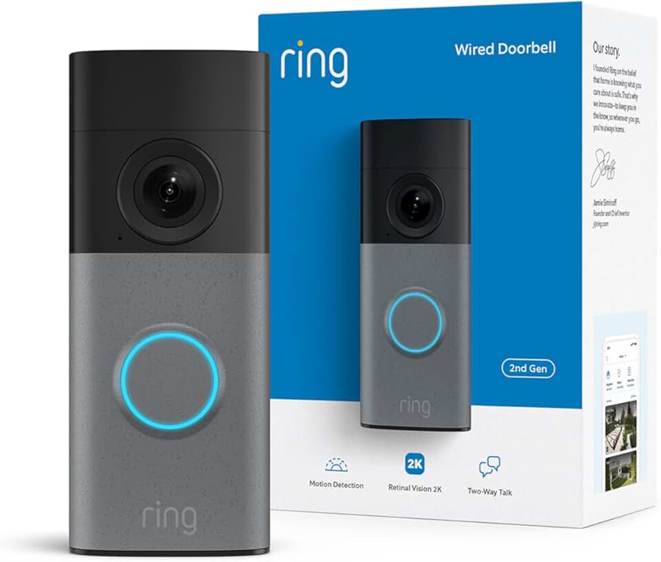 Ring Wired Doorbell 2K
