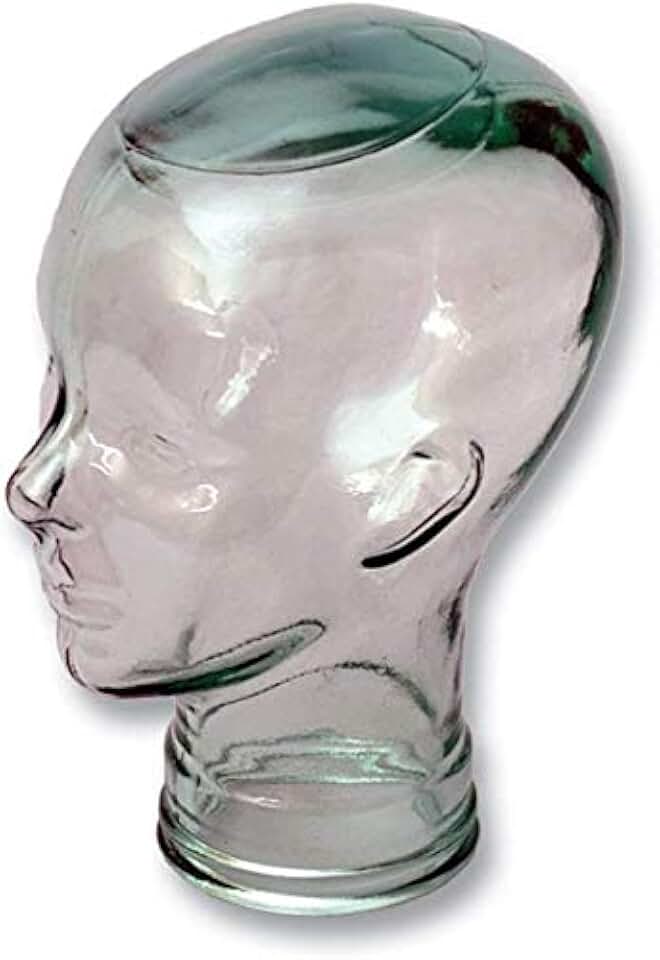 Recycled Glass Head Display