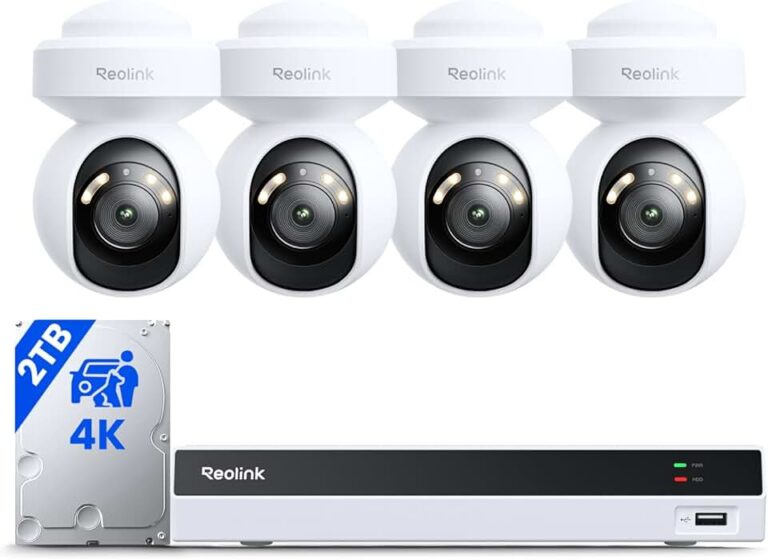 Reolink 4K PT Auto-Tracking Security Camera System (RLK8-800PT4) Review: Your Ultimate Home Surveillance Solution?