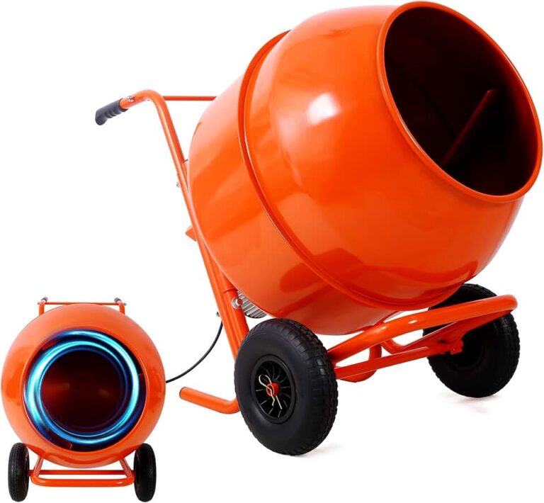 Review: 8.0 Cu. Ft Electric Cement Mixer (550W) – Your Ultimate DIY Concrete Companion?