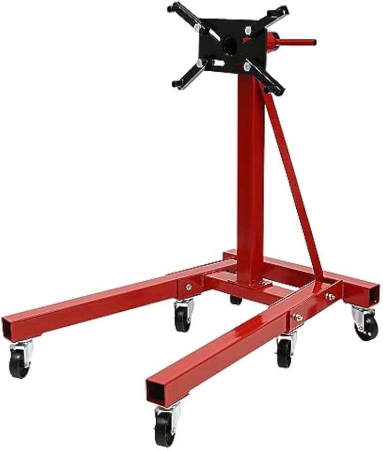 Review: Heavy-Duty 1000 lbs Carbon Steel Engine Stand with 360° Rotating Head – Essential for Car & Truck Engine Work