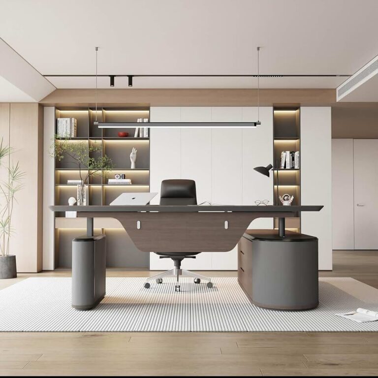 SAINTCY 86.6 Inch Sit & Stand L-Shaped Executive Desk Review: Is This Luxury Office Desk Worth It?