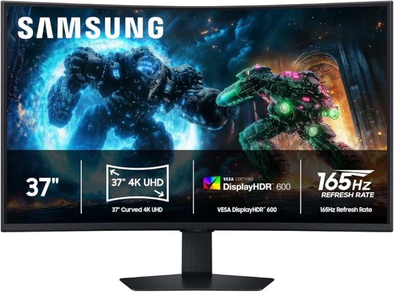 Samsung 37″ Odyssey G7 (G75F) Review: Is This 4K 165Hz Curved Gaming Monitor Worth It?