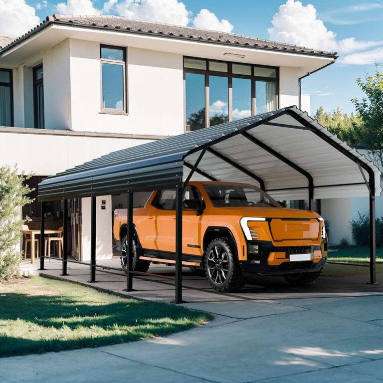 Shintenchi 12×20 FT Metal Carport Review: Is This Heavy-Duty Shelter Right For Your Vehicles?