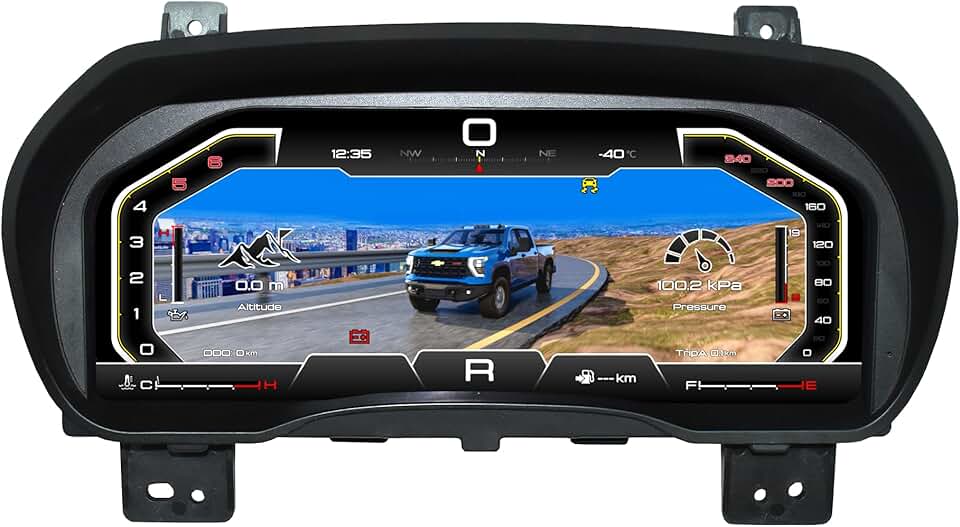 Sierra Silverado Digital Cluster