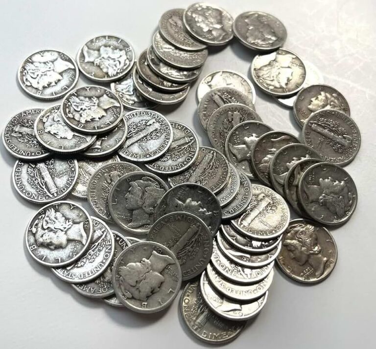 Silver Dimes Roll
