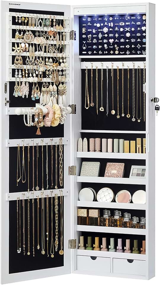SONGMICS Jewelry Cabinet