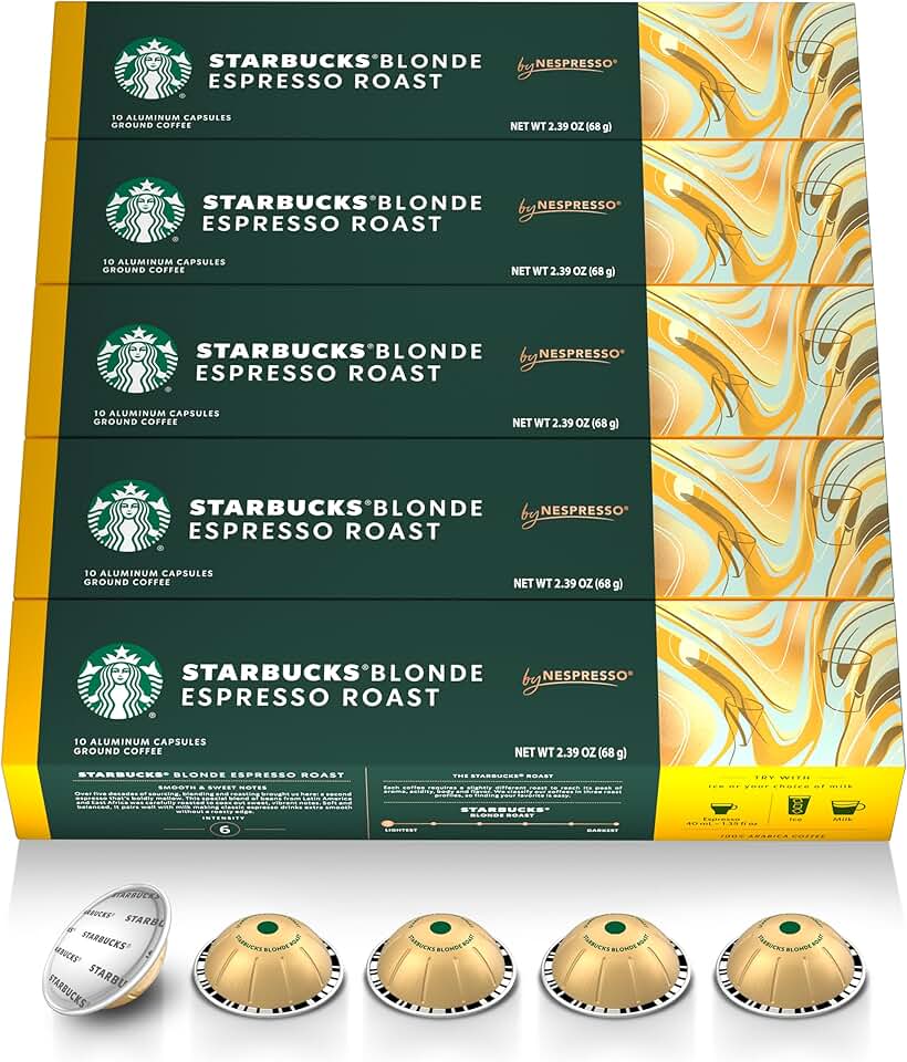 Starbucks Blonde Roast Vertuo Pods