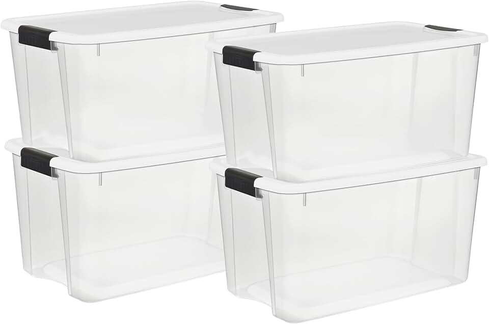 Sterilite 70 Quart Latch Box