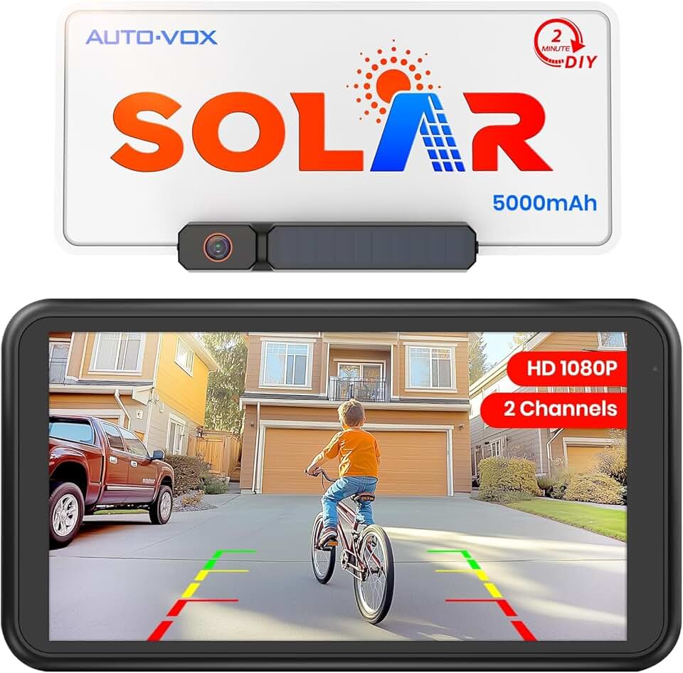 AUTO-VOX Solar Backup Camera