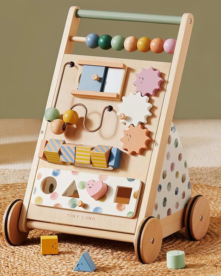 Tiny Land Wooden Baby Walker
