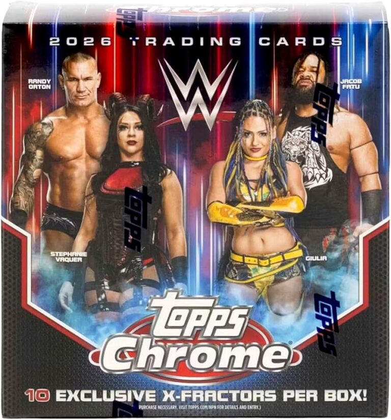 Topps Chrome WWE Box