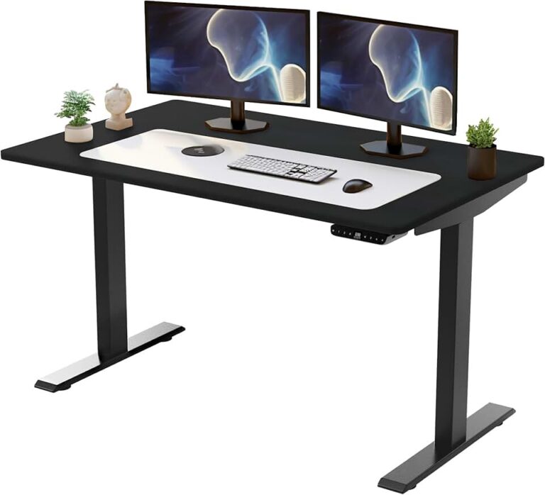Transform Your Workspace: An Honest Review of the Rise UP Dual Motor Electric Standing Desk (60×30 Black Desktop)