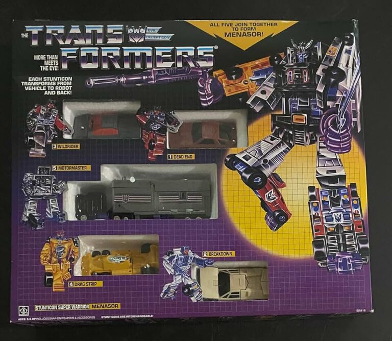 Transformers Menasor G1 Reissue
